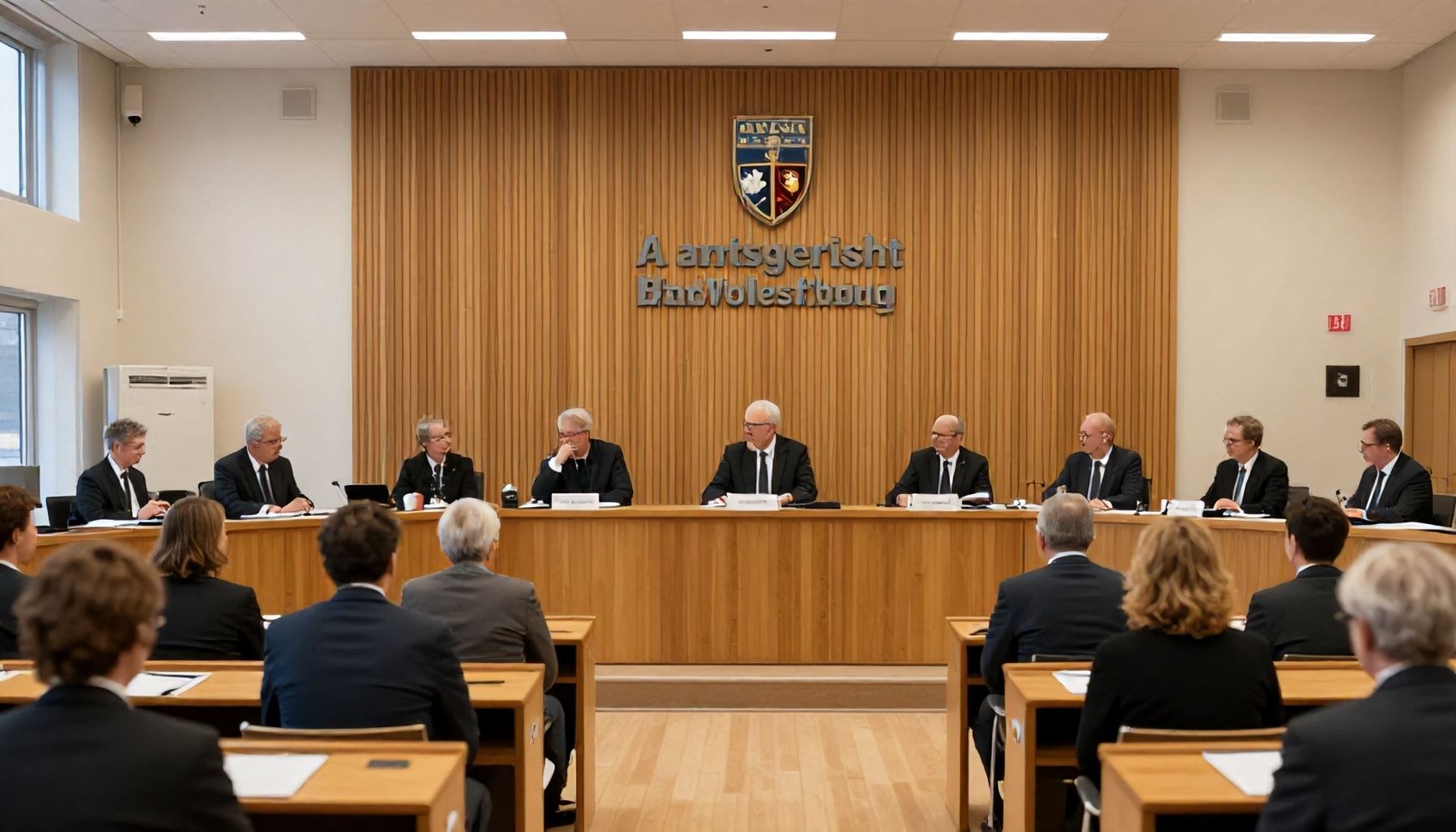 Ablauf der Verhandlungstage detailliert