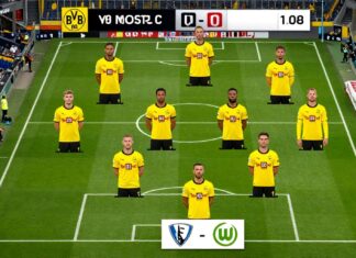 Dortmund startet mit elf Spielern gegen Wolfsburg