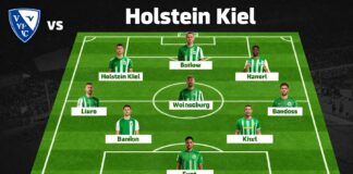 Holstein Kiel stellt 11 Spieler gegen Wolfsburg auf