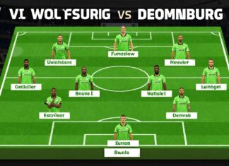 VfL Wolfsburg stellt 11 Spieler gegen Borussia Dortmund auf