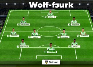 Wolfsburg stellt 11 Spieler gegen Stuttgart auf