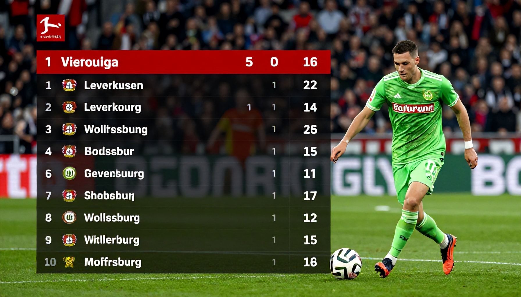 Ausblick auf die Bundesliga-Tabelle