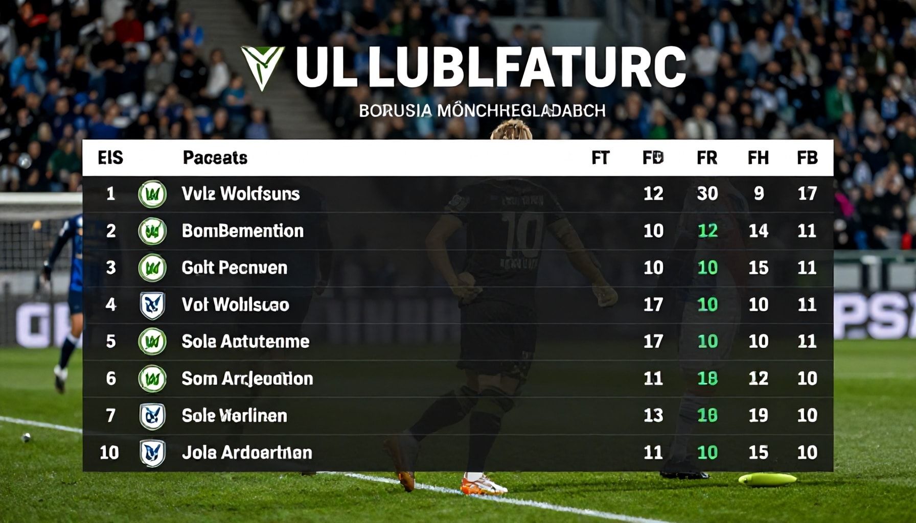 Auswirkungen auf die Tabelle