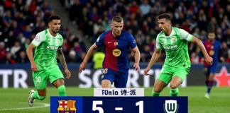 Barcelona besiegt Wolfsburg mit 5:1 im Champions-League-Achtelfinale