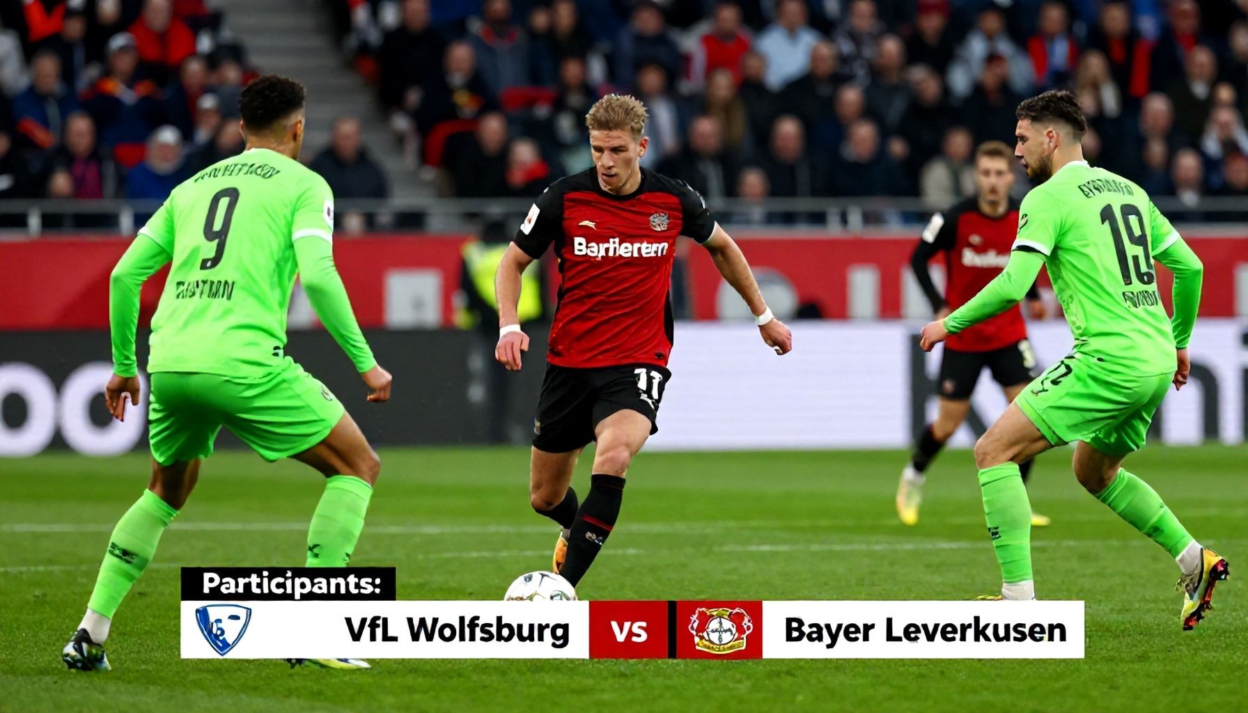 Bayer Leverkusen mit starkem Angriff