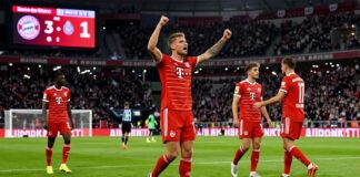 Bayern München siegt mit 3:1 gegen Wolfsburg