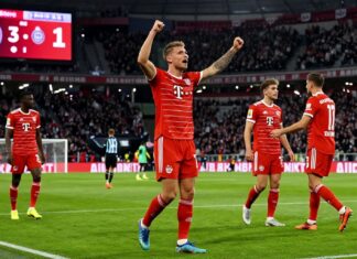 Bayern München siegt mit 3:1 gegen Wolfsburg