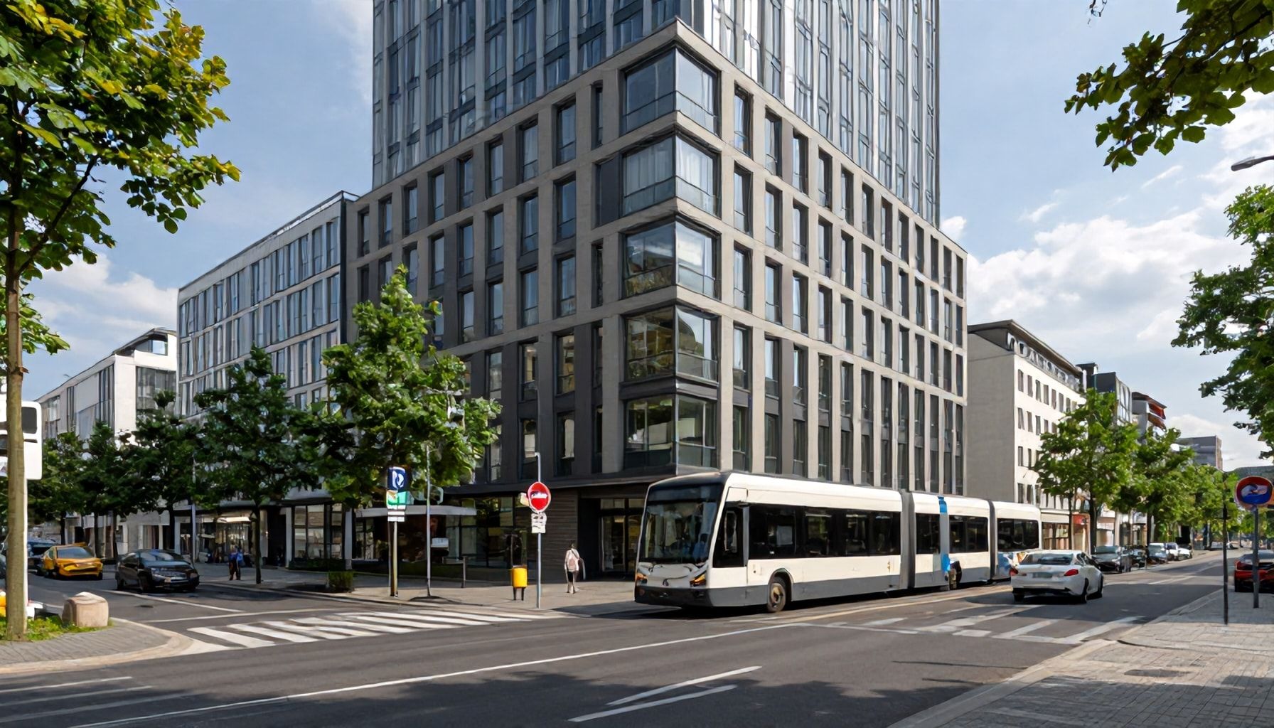 Bequeme Anbindung an öffentliche Verkehrsmittel