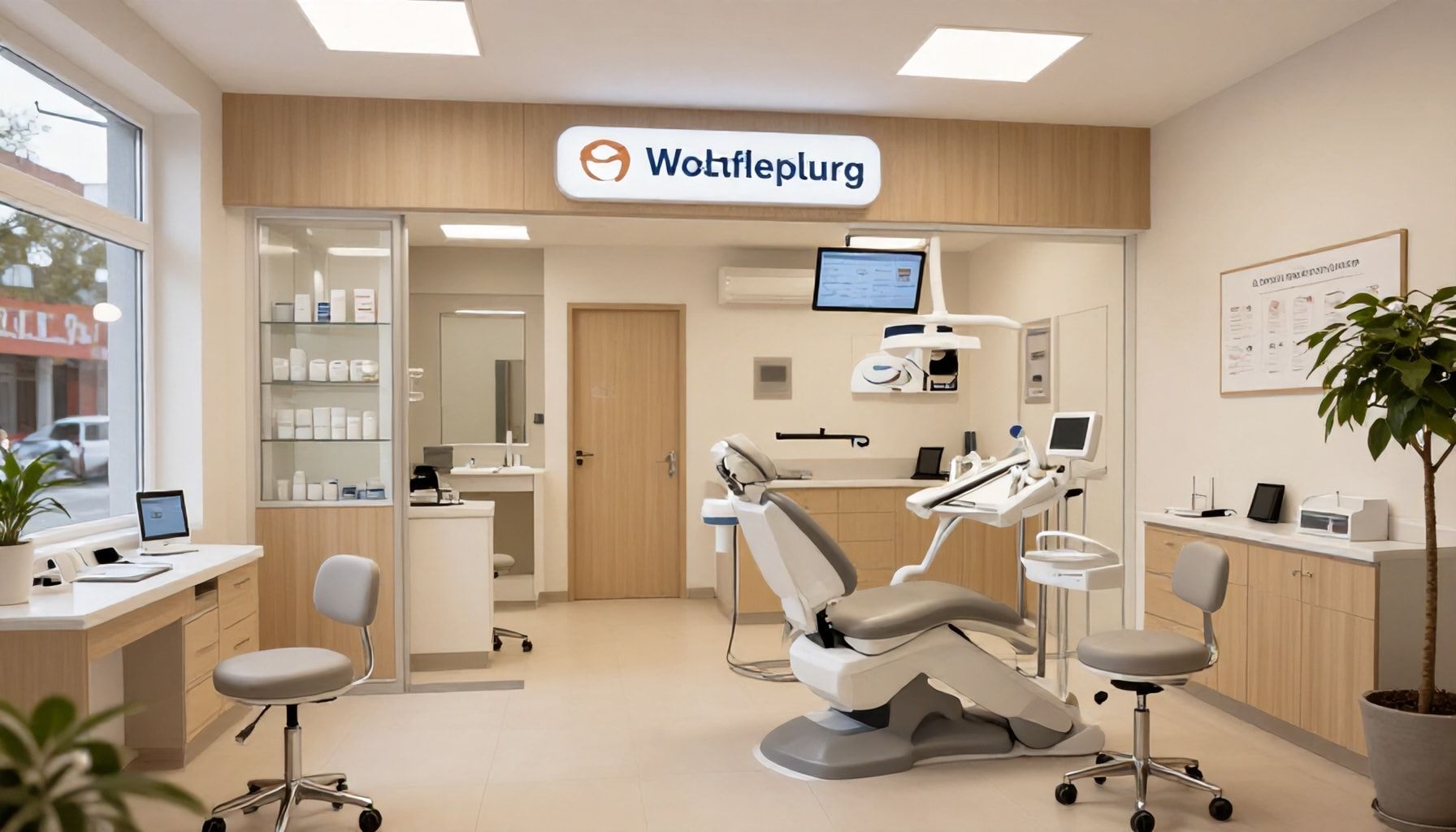 Bequeme Terminvereinbarung und zentrale Lage