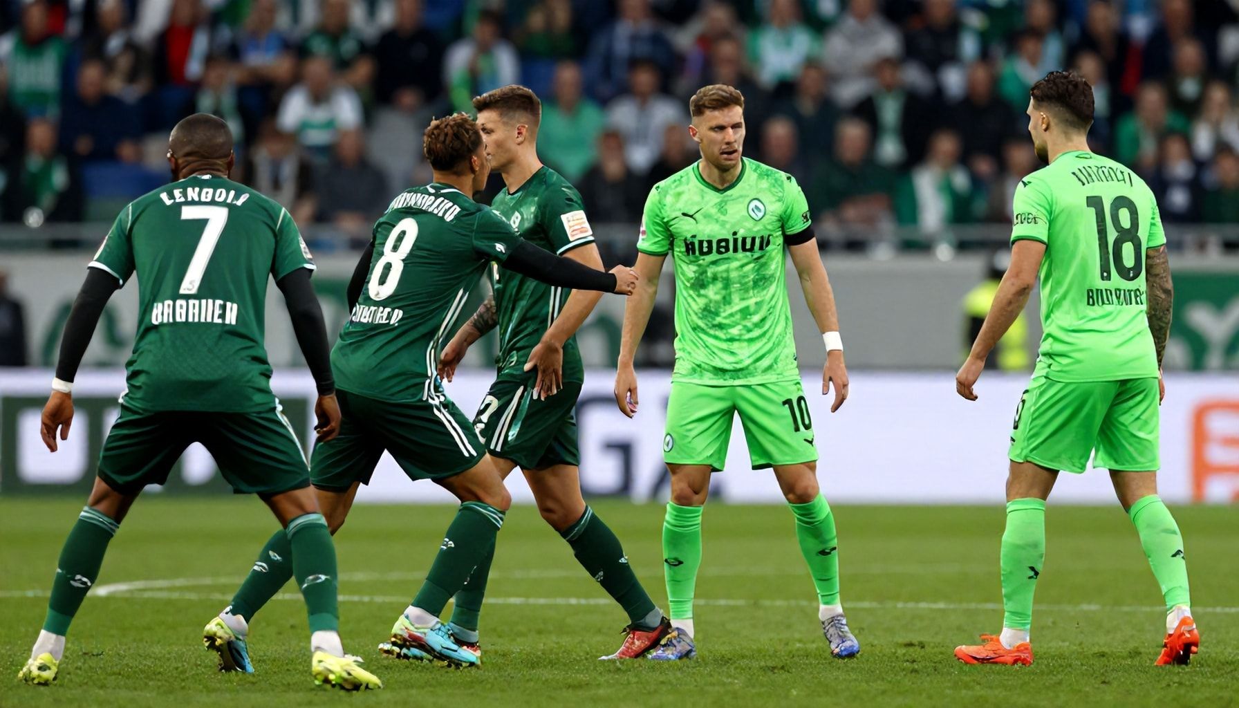 Bremen's Defensive unter Druck