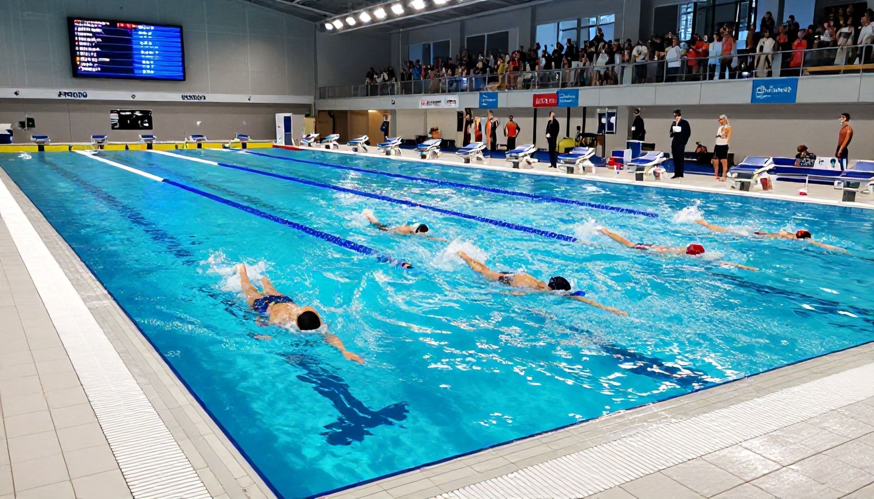 Das Herzstück: Das 50-Meter-Becken