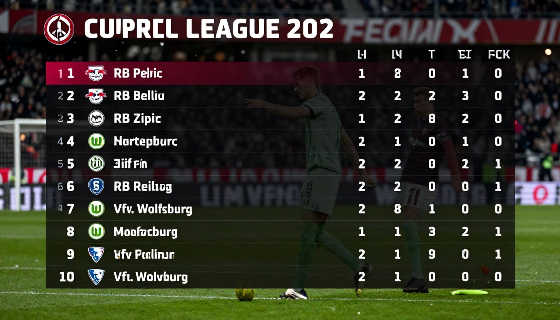 Die aktuelle Tabellensituation