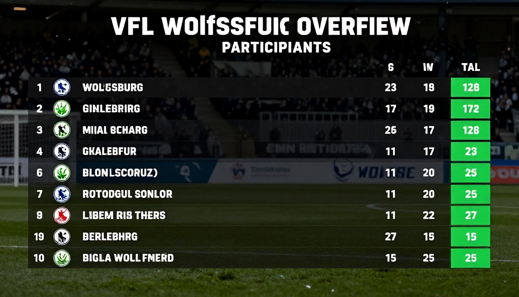 Die aktuellen Leistungen im Überblick