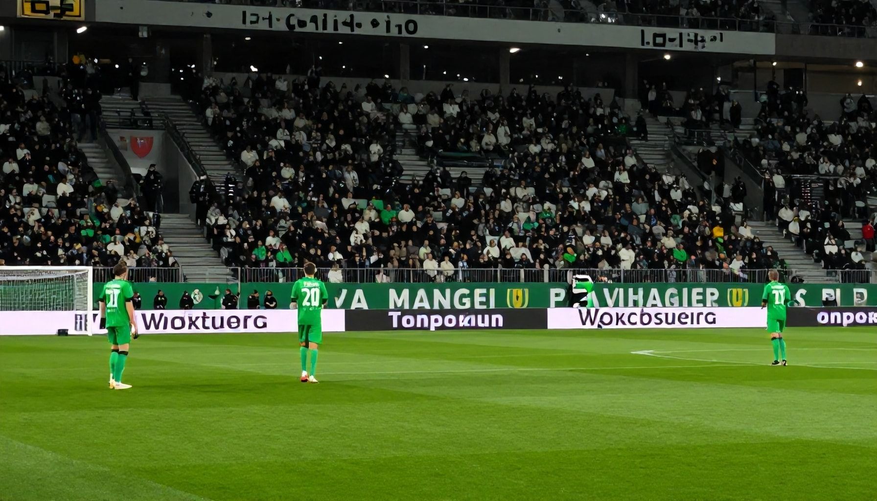 Die Atmosphäre im Volkswagen-Arena