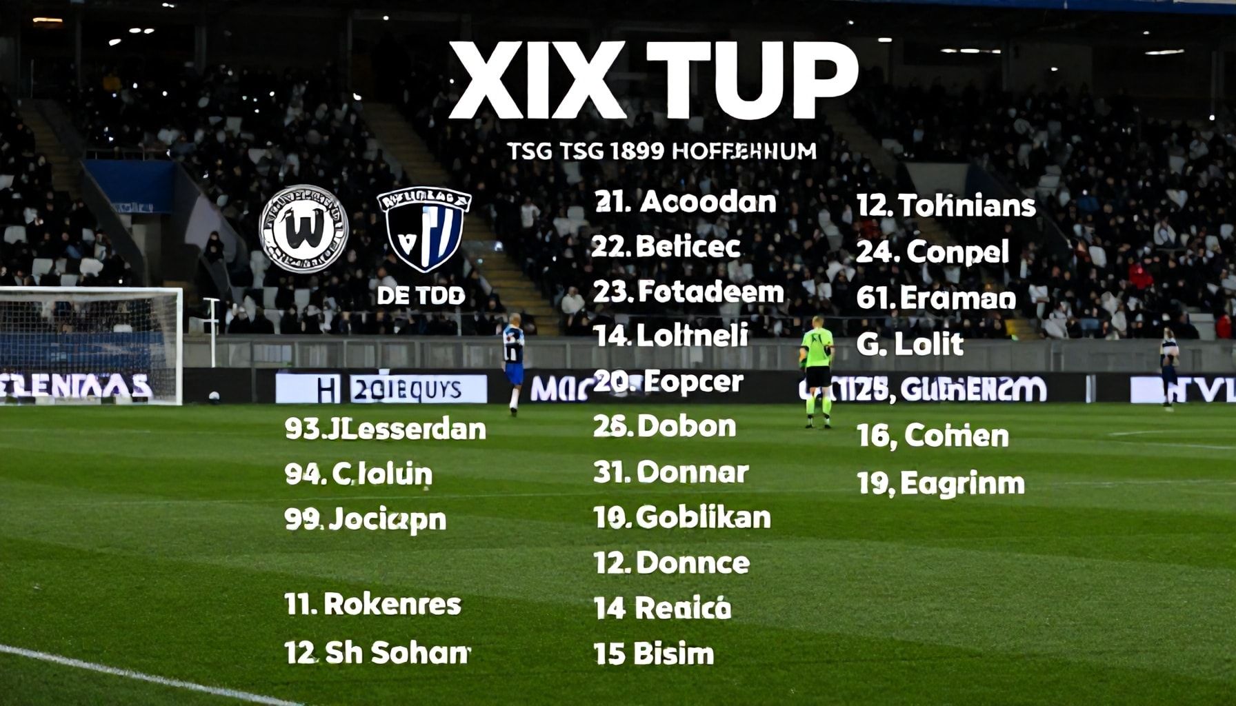 Die Aufstellung im Überblick