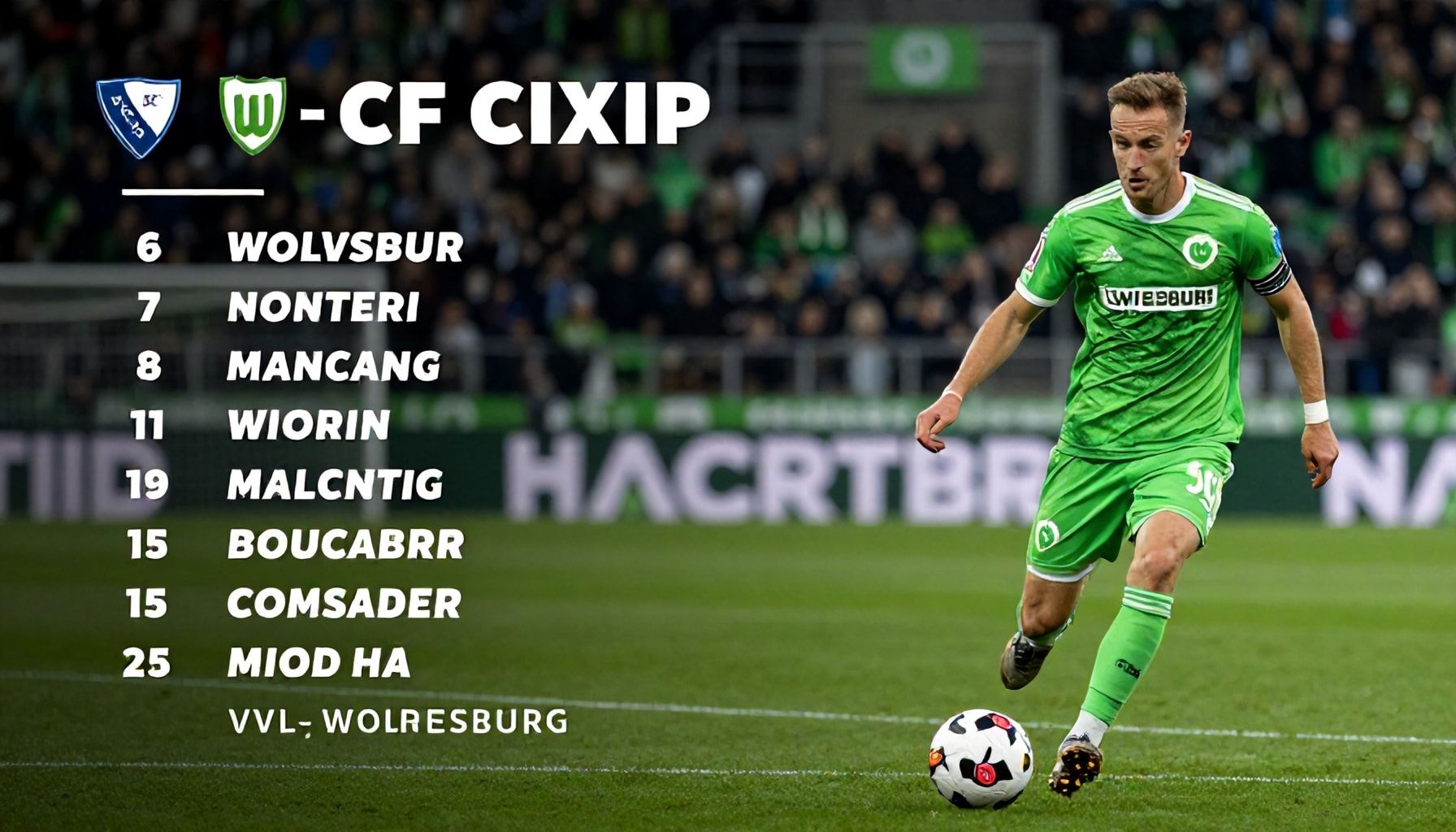 Die Aufstellungen der Teams