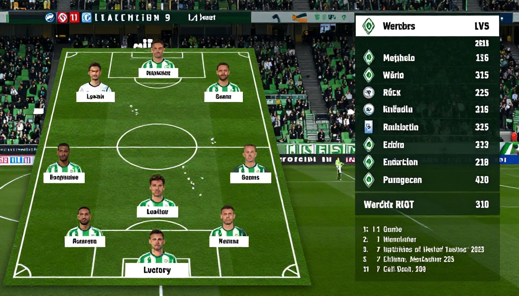 Die Aufstellungen im Detail