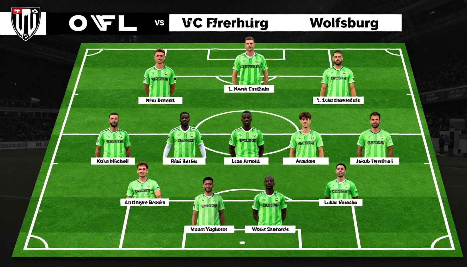 Die Aufstellungen im Überblick