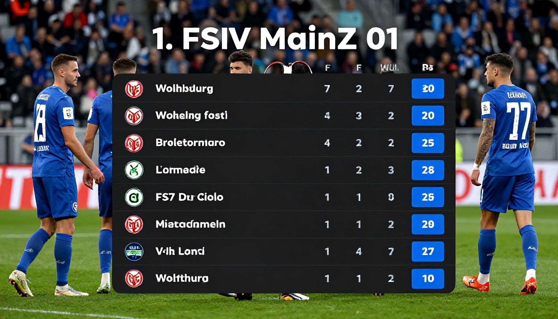Die Auswirkungen auf die Tabelle