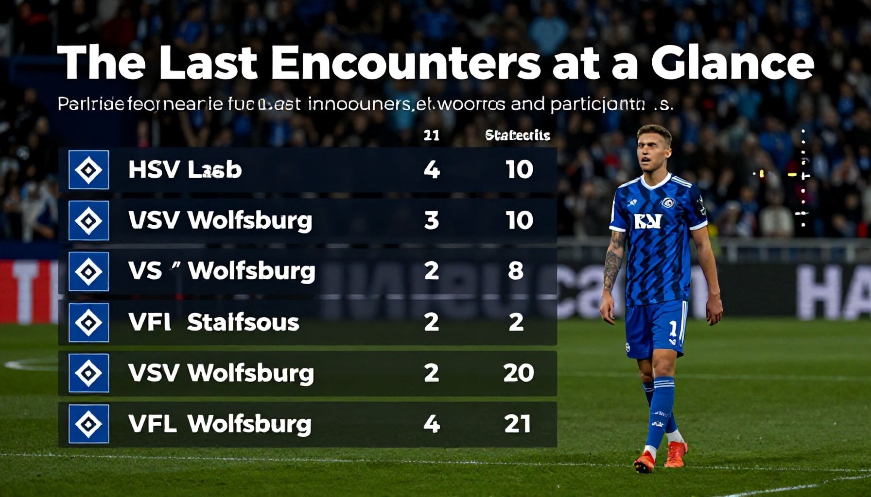 Die letzten Begegnungen im Überblick