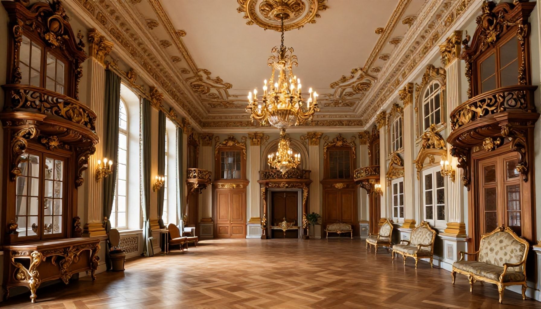 Die prunkvollen Innenräume