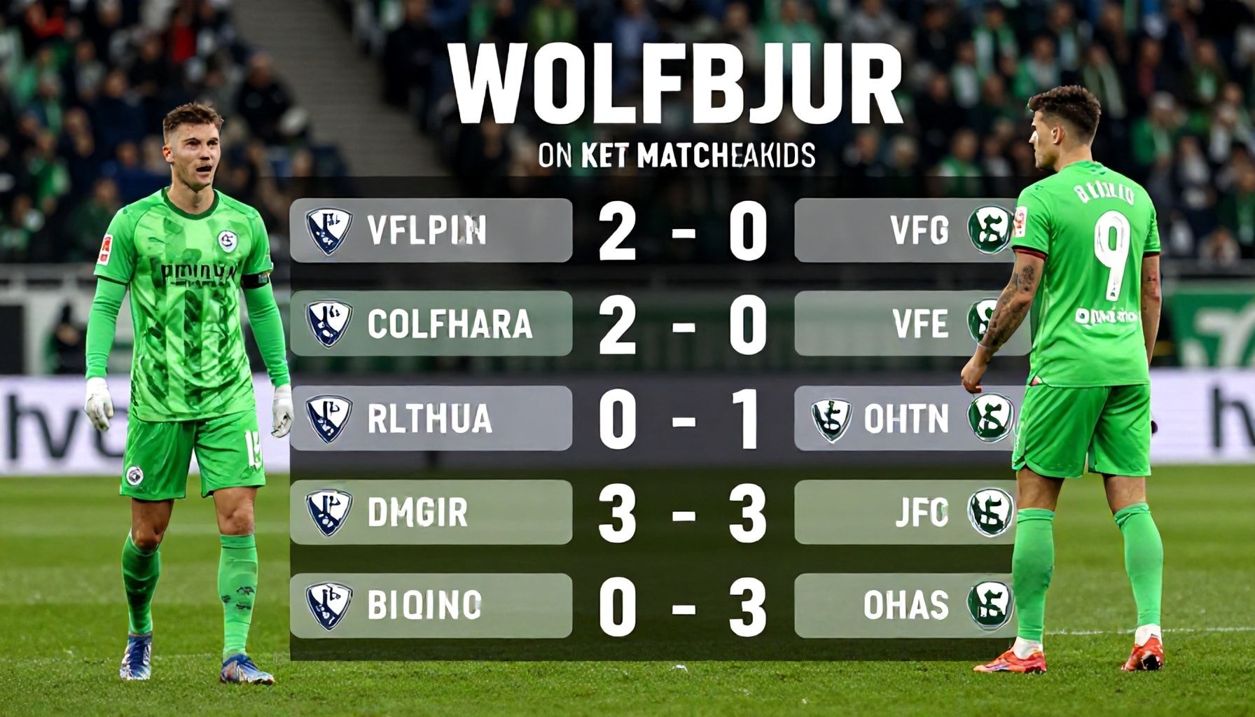 Die Schlüsselspiele der Saison