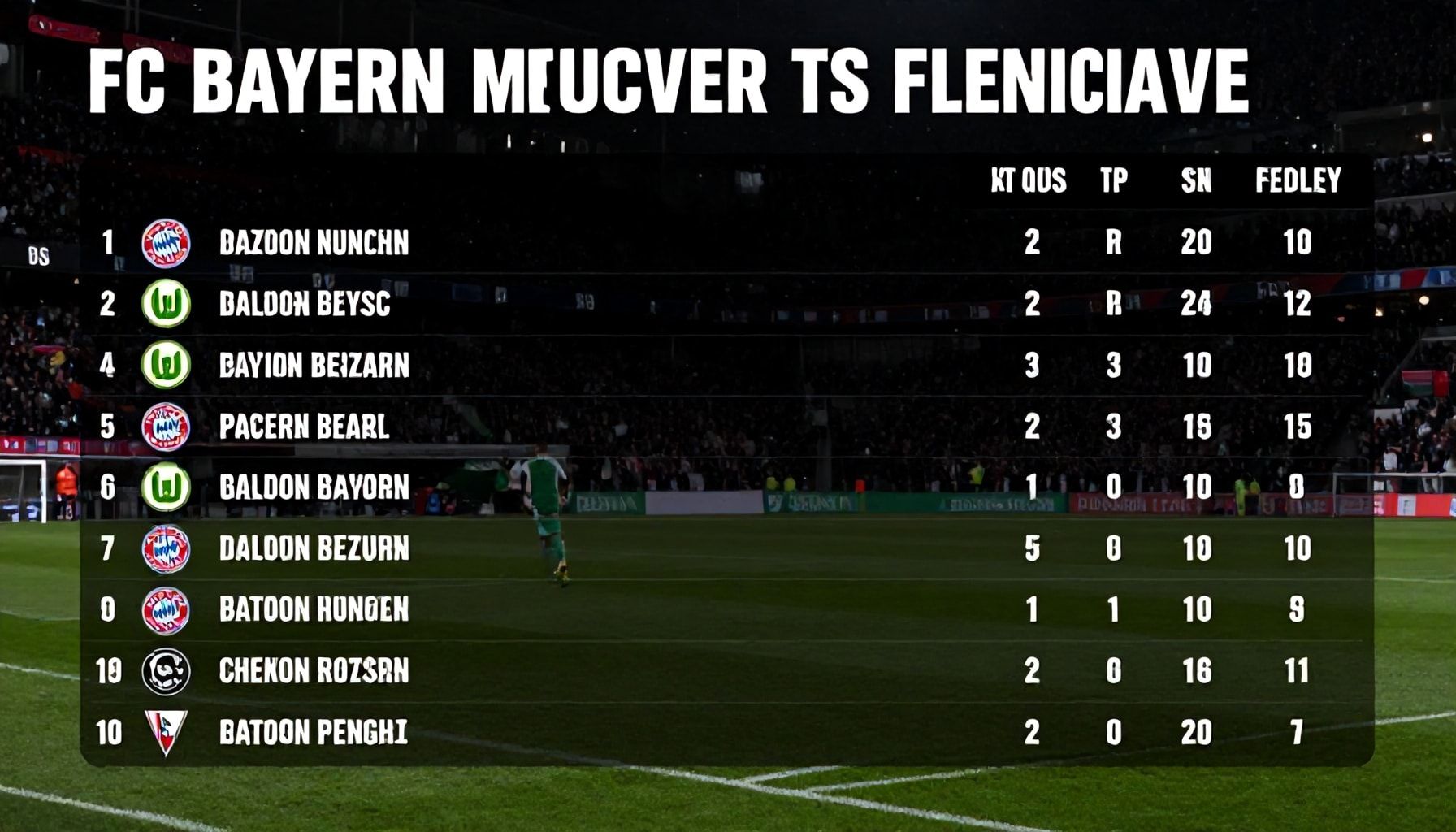 Die Schlüsselspieler des Abends