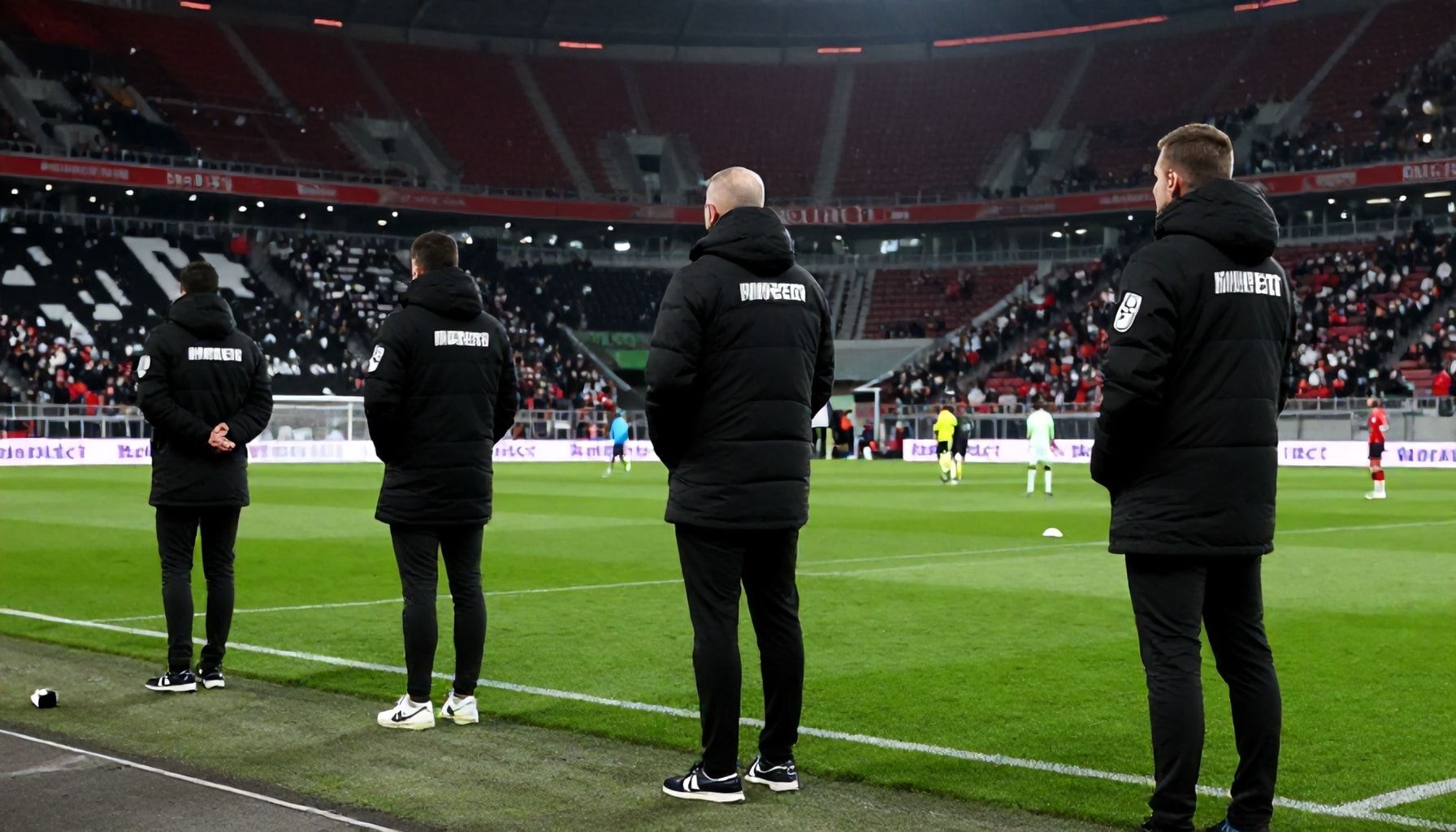 Die Sicherheitsmaßnahmen im Stadion