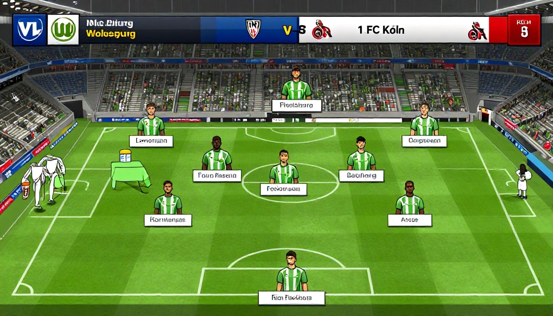 Die Startelf im Detail