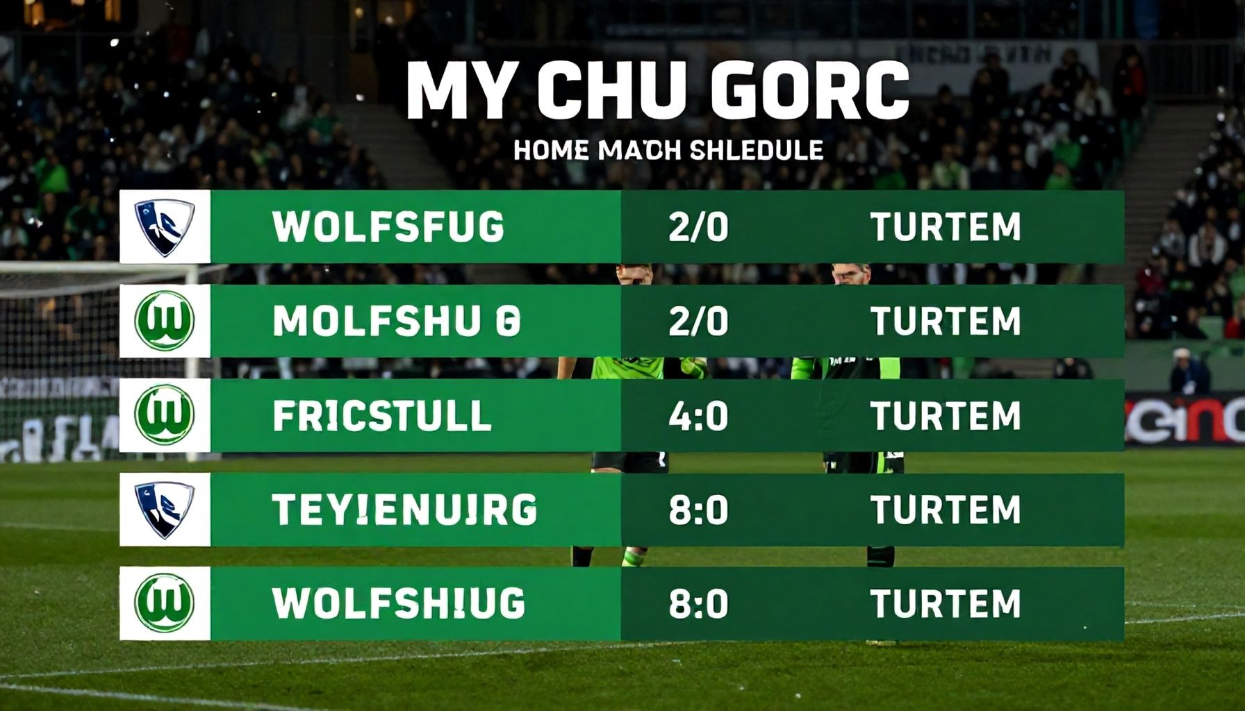 Die wichtigsten Heimspiele auf einen Blick