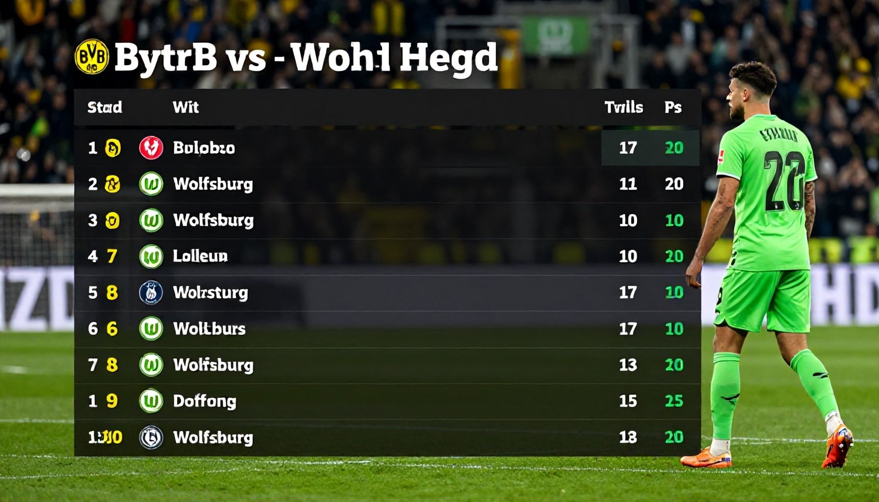 Ein Blick auf die aktuellen Tabellenstände