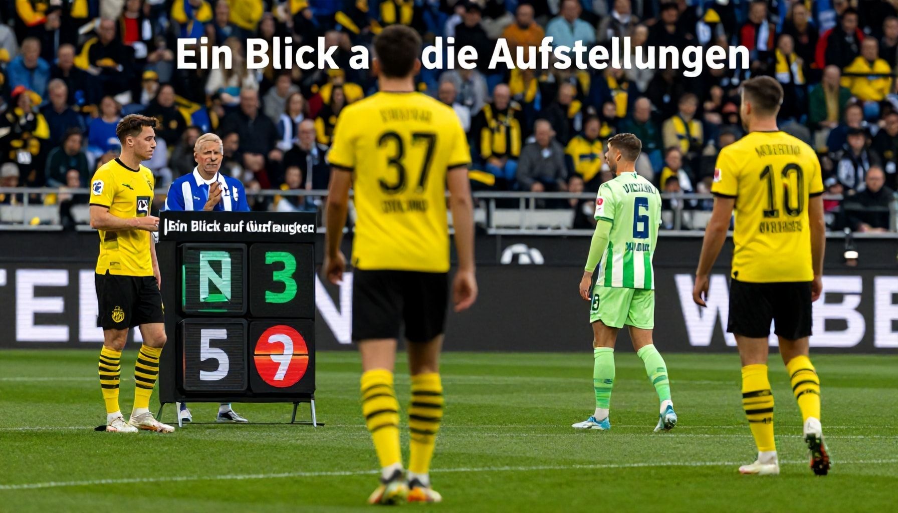 Ein Blick auf die Aufstellungen