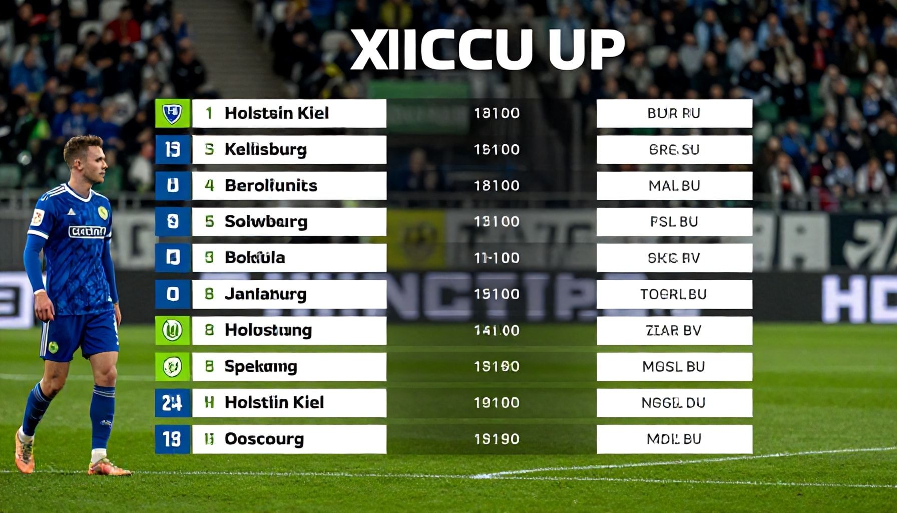 Ein Blick auf die zukünftigen Ligaspiele