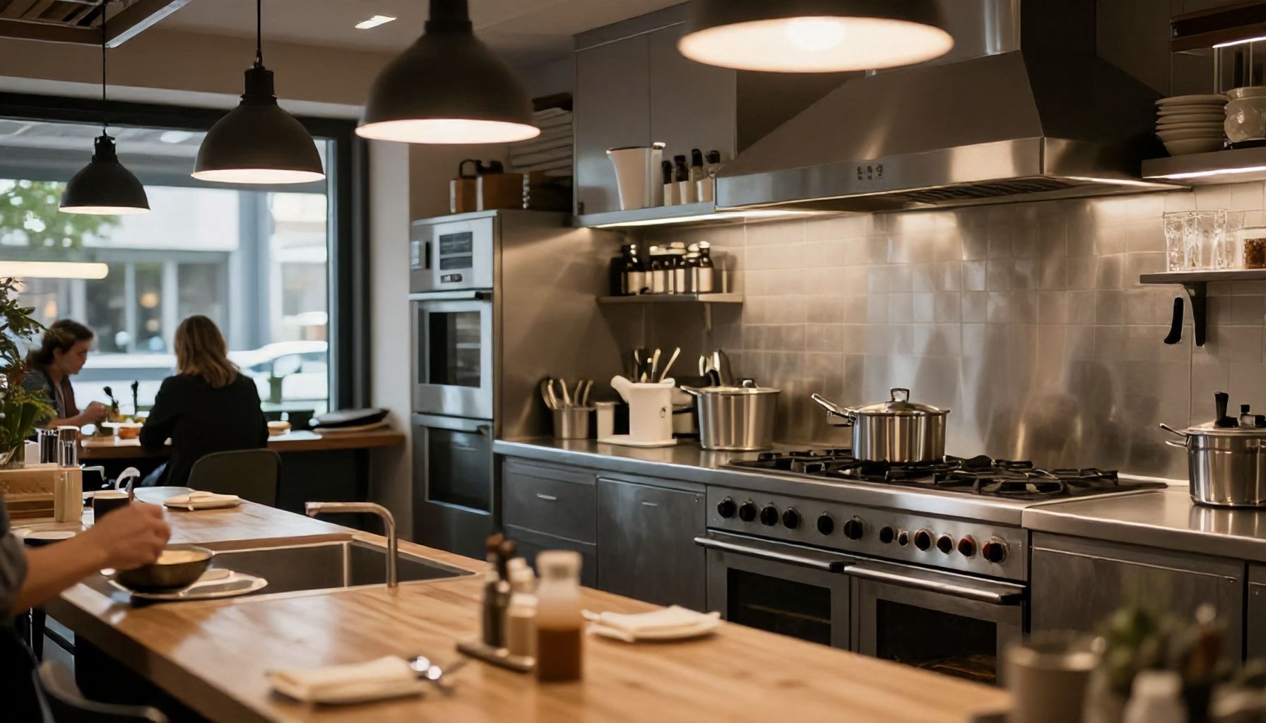 Ein Blick in die Küche