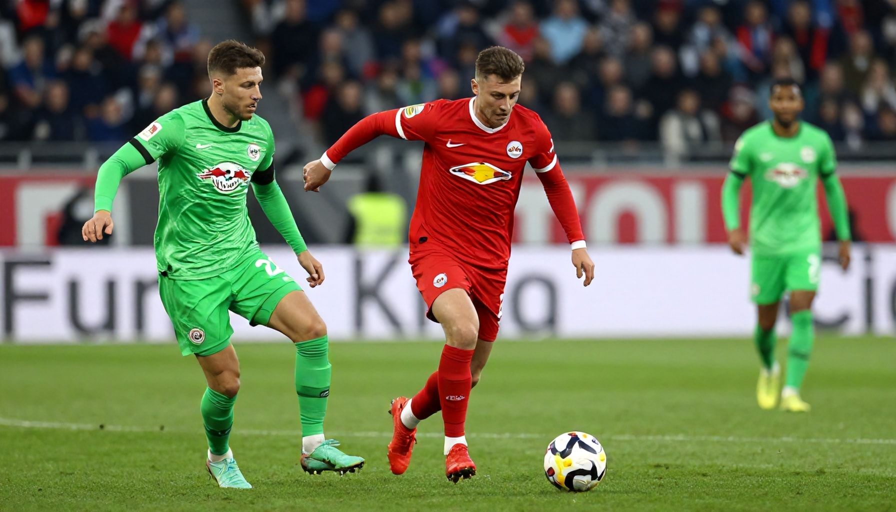 Ein entscheidender Moment in der ersten Halbzeit