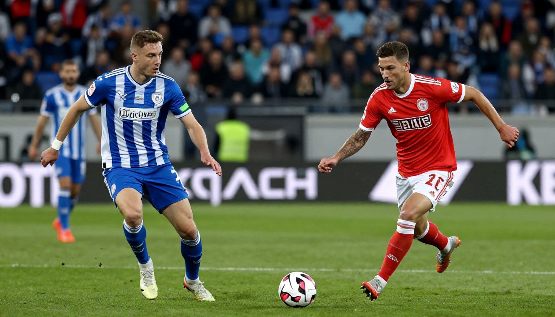 Ein spannendes Duell auf dem Platz