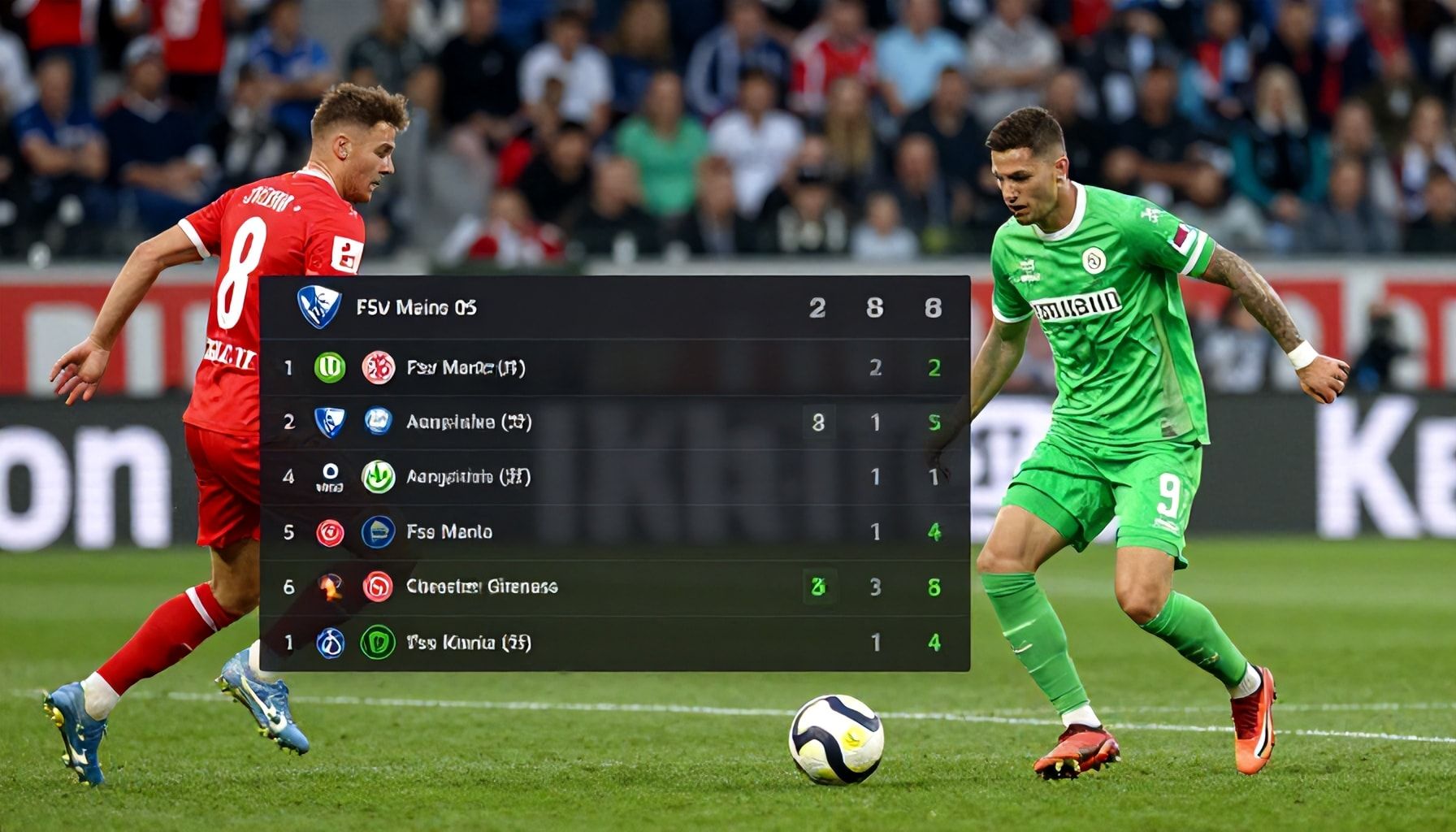 Ein spannendes Duell auf dem Rasen