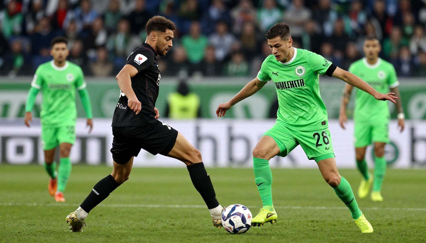 Ein spannendes Duell auf dem Rasen