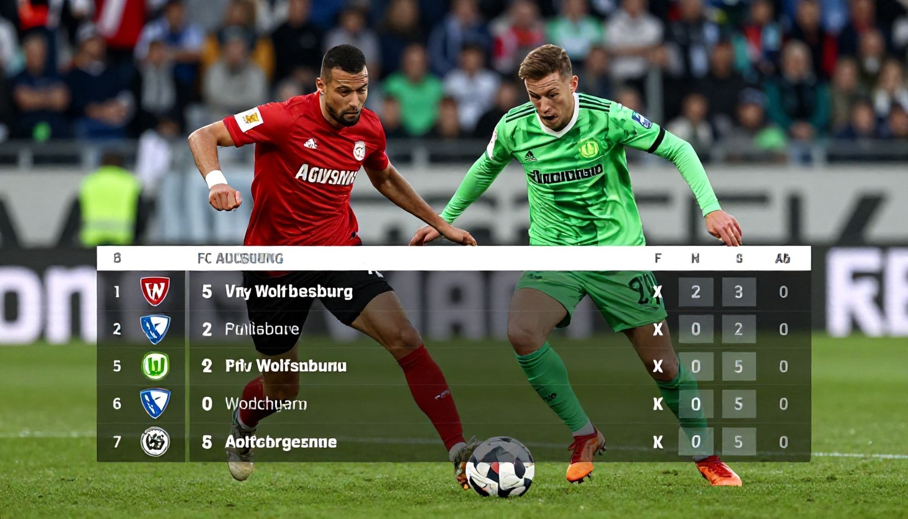 Ein spannendes Duell gegen Wolfsburg