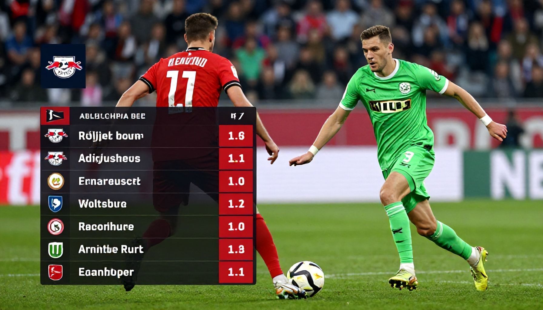 Ein spannendes Duell zweier Bundesligisten