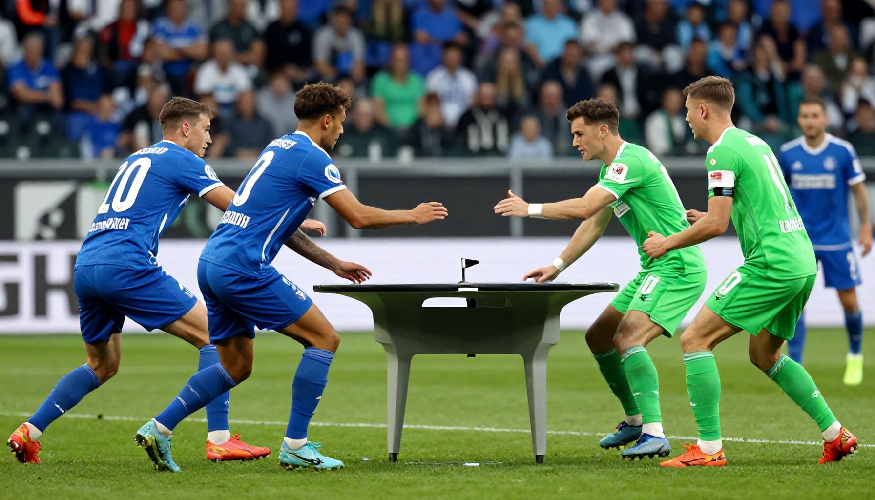 Ein spannendes Duell zweier Teams