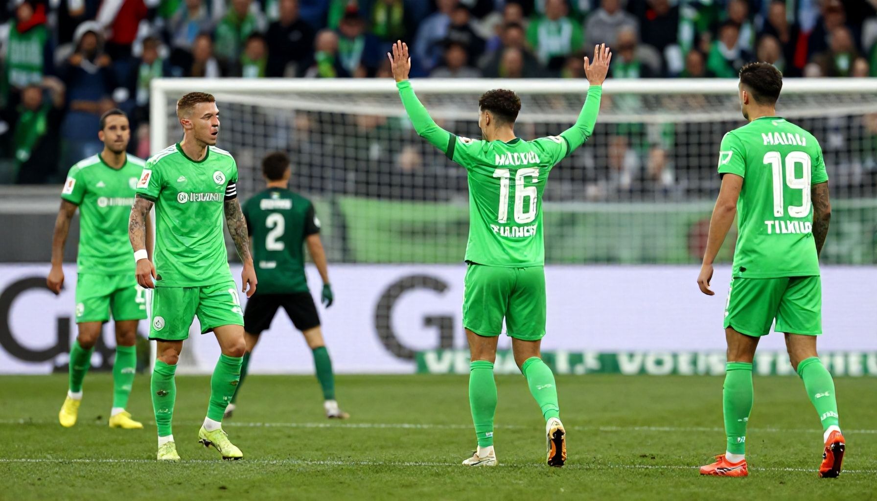 Ein spannendes Torfest im ersten Durchgang