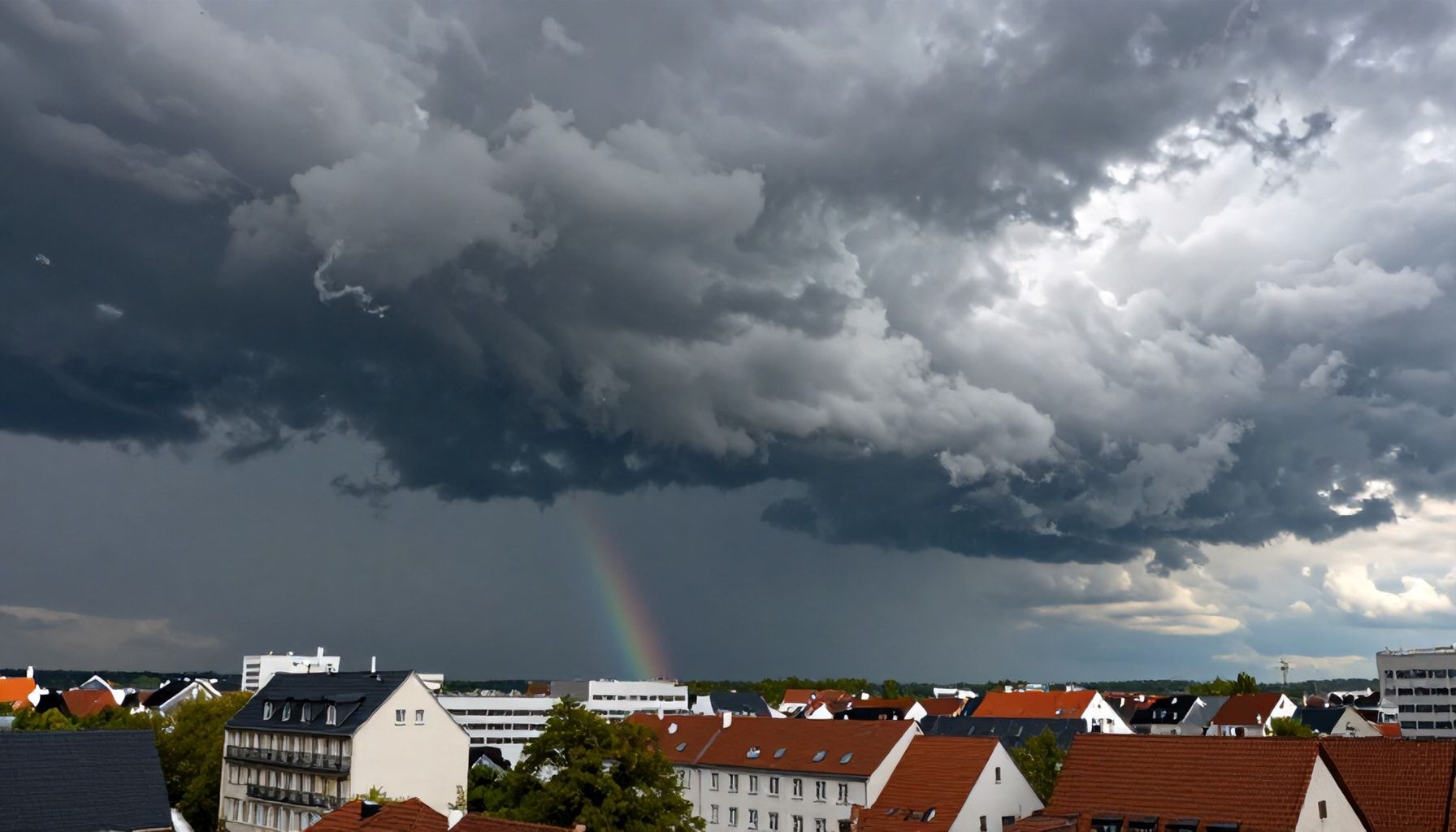 Extreme Wetterphänomen in Wolfsburg