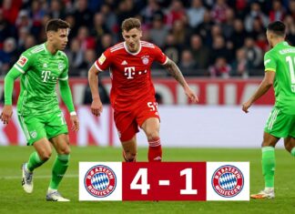 Bayern München besiegt Wolfsburg mit 4:1 in packendem Bundesliga-Duell