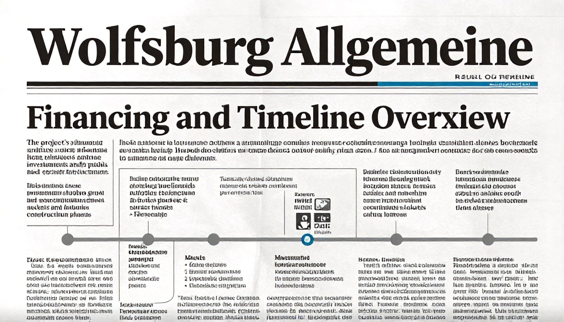 Finanzierung und Zeitplan im Überblick