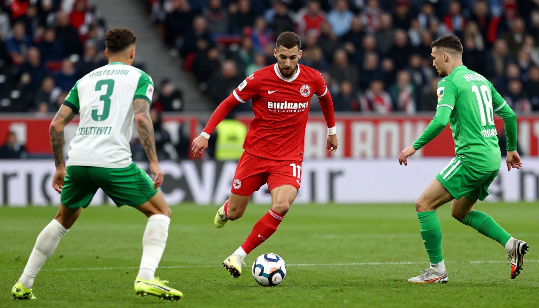 Frankfurts Offensive in Topform