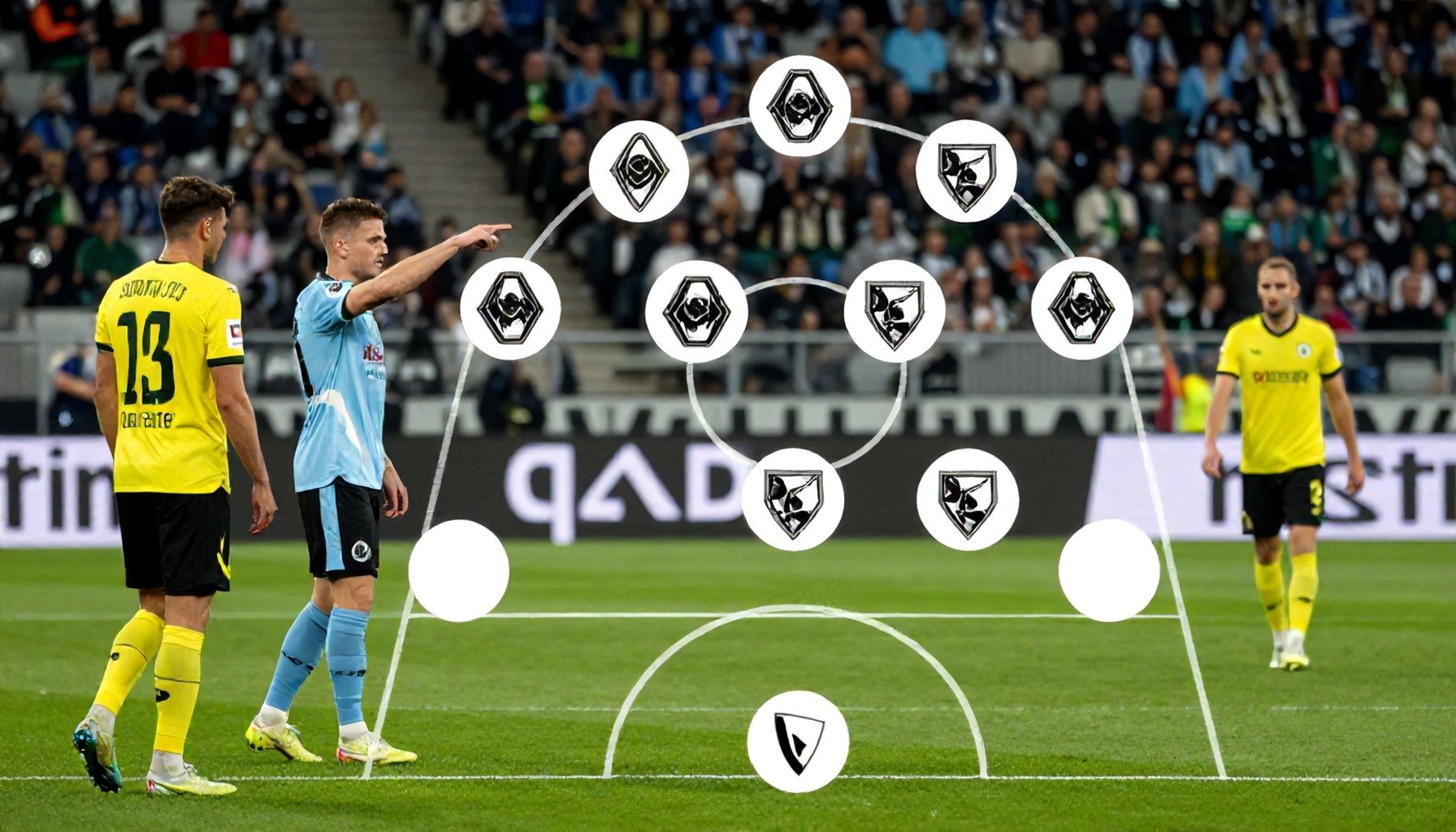 Gladbachs offensive strategy