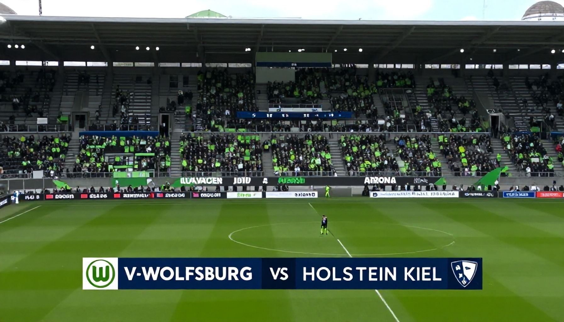 Heimvorteil im Volkswagen-Arena