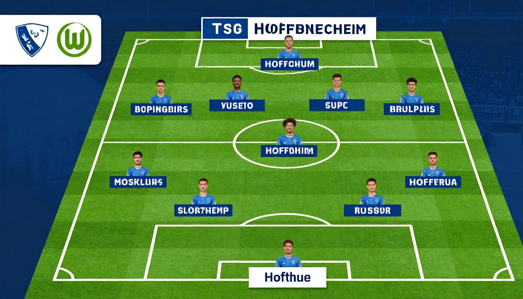 Hoffenheims offensive Formation