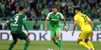 Wolfsburg steigt mit 3:1-Sieg gegen Union Berlin auf Platz 5